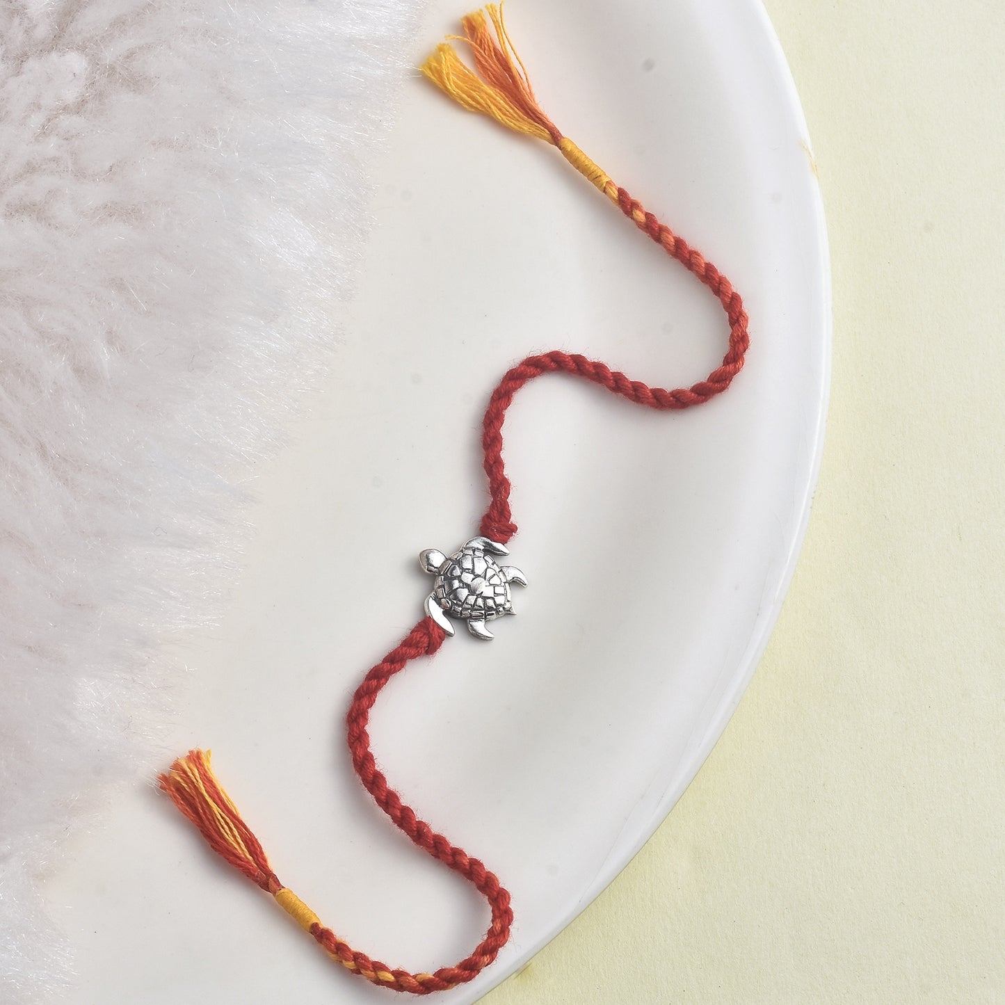 Silver Turtle Rakhi