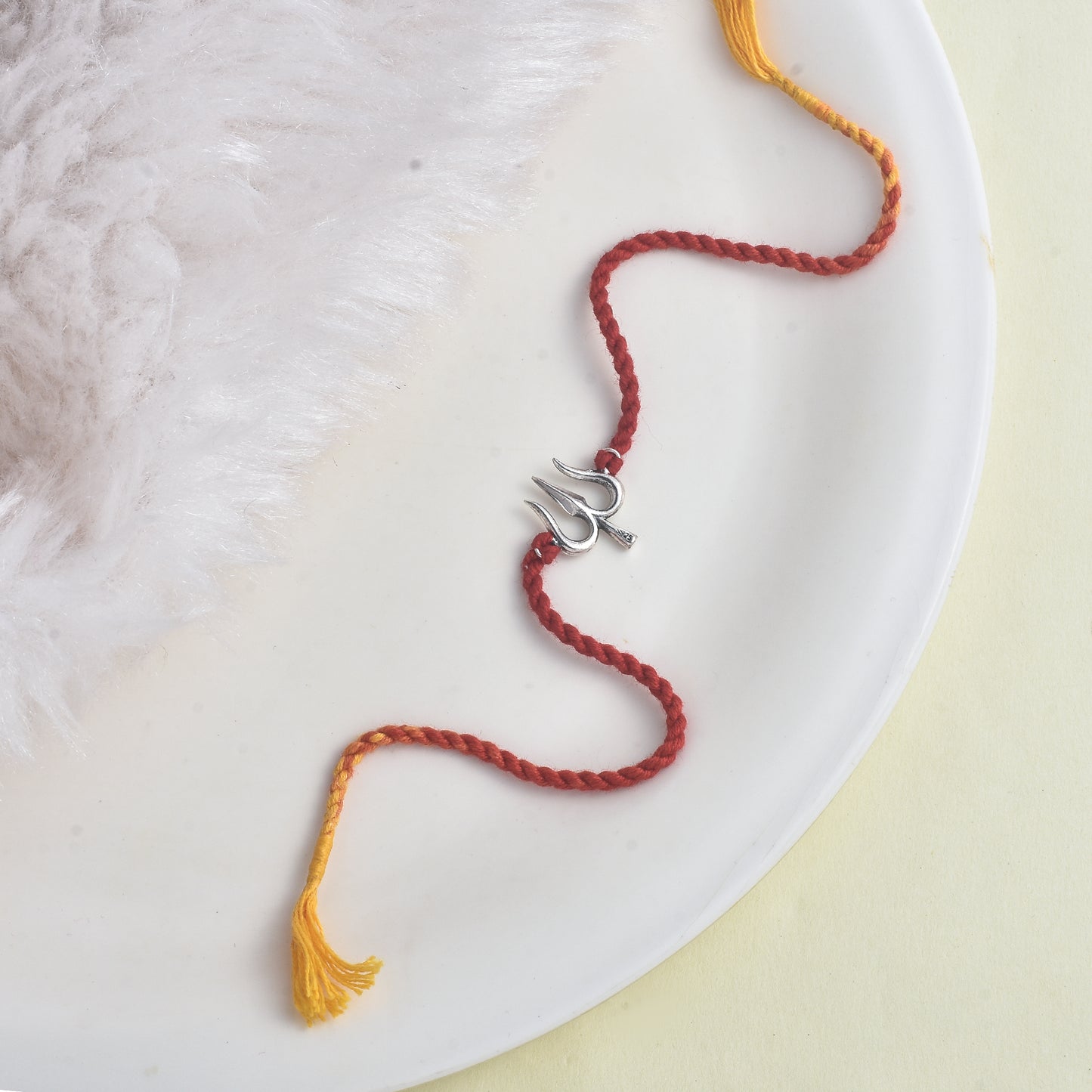 Silver Trishul Rakhi