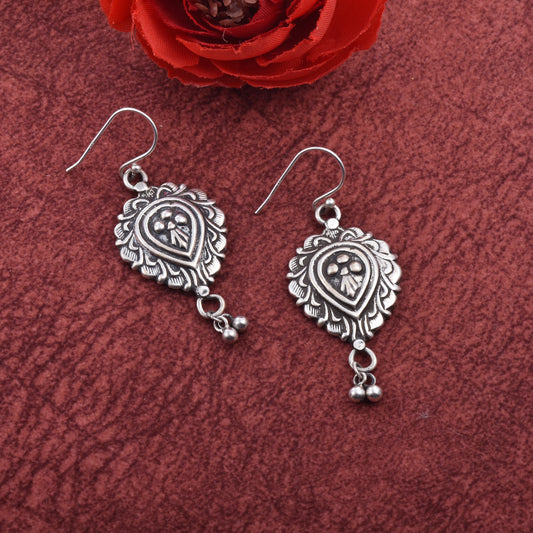 Silver maharani Dangle earrings