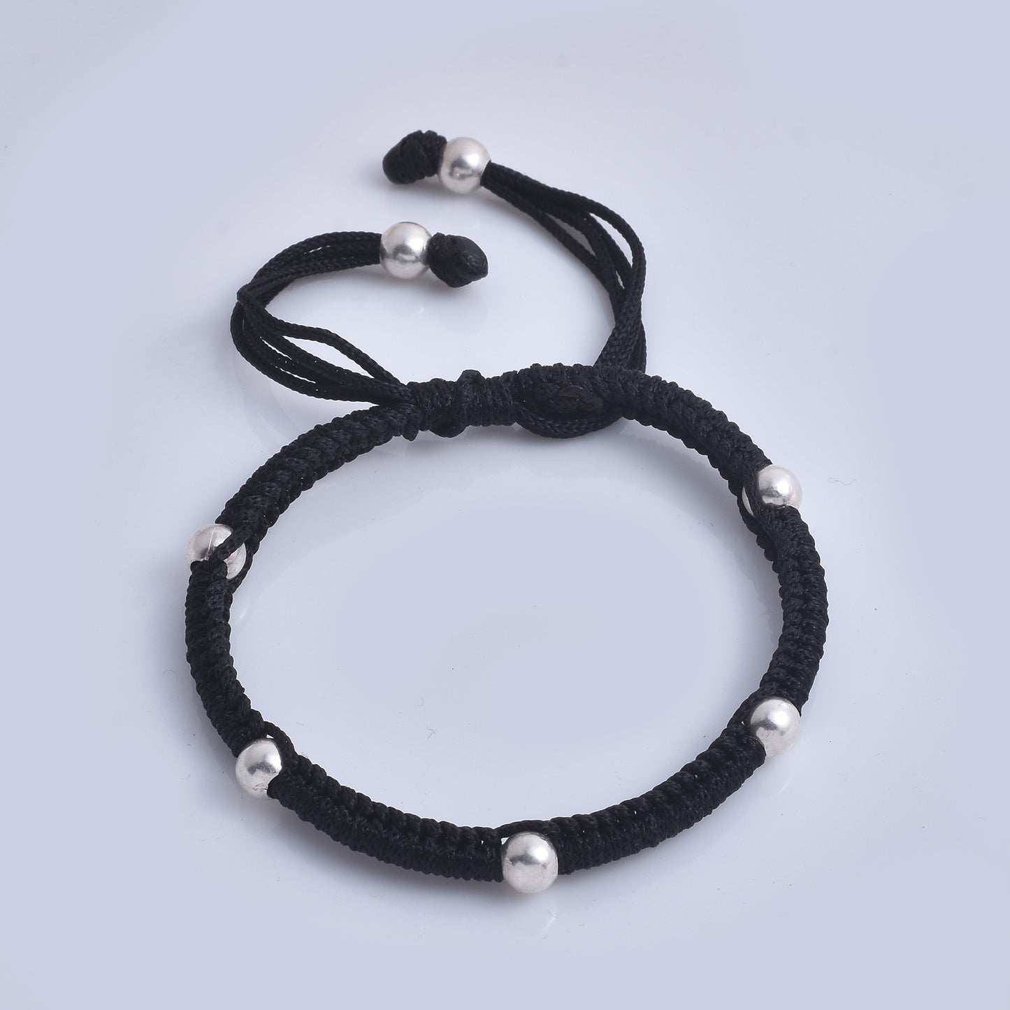 Silver Ball Nazarbattu Bracelet