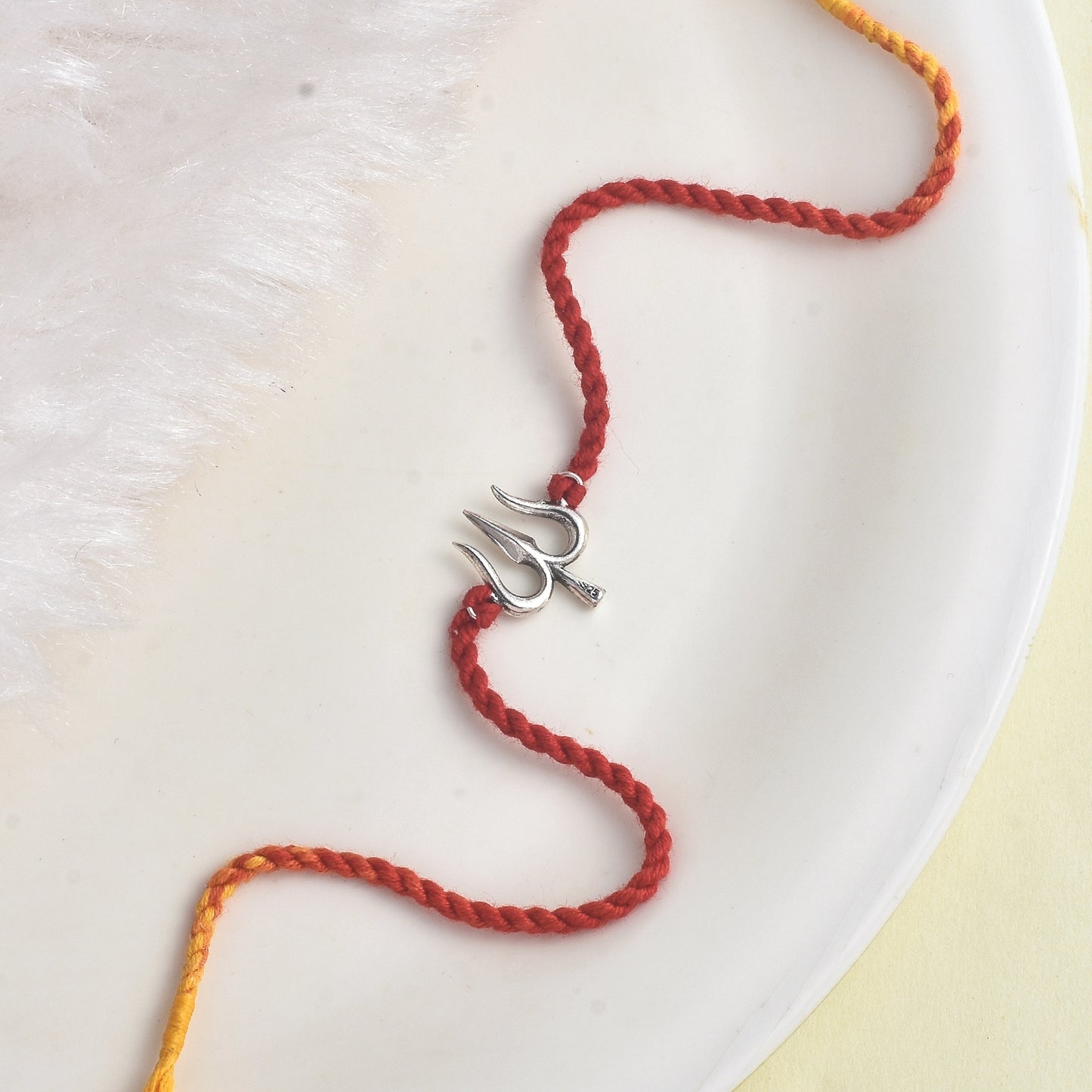 Silver Trishul Rakhi
