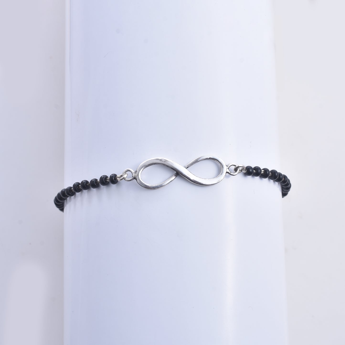 Silver Infinity Nazariya Charm Bracelet