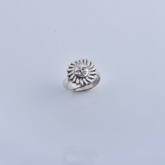 Silver Sun Ring