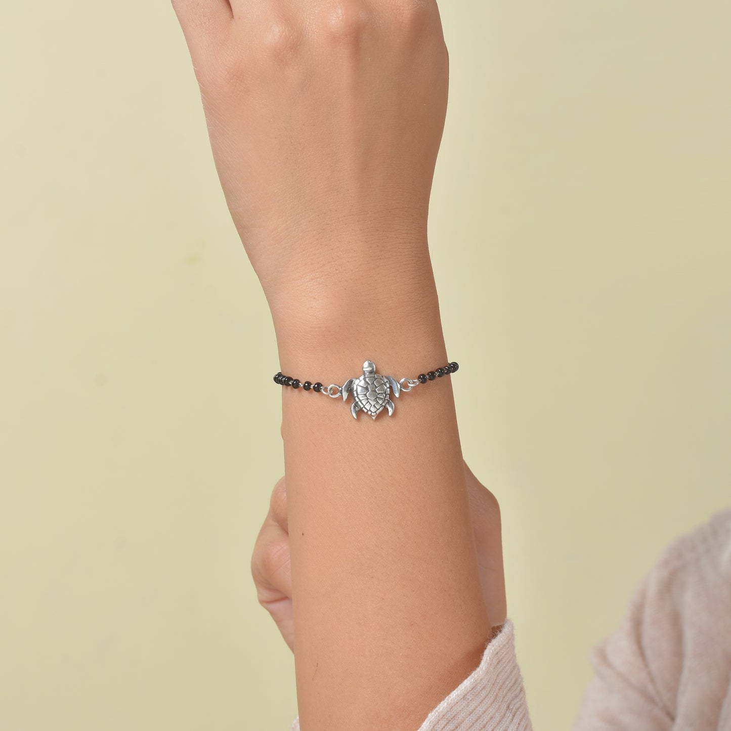 Silver Turtle Nazariya Charm Bracelet