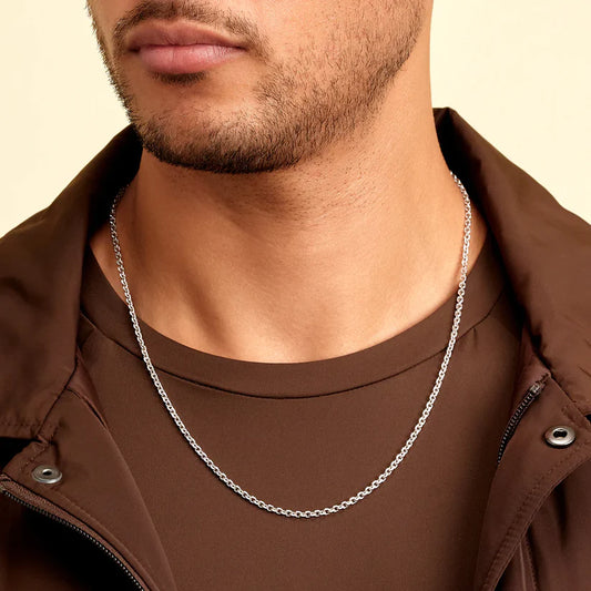 Silver Rope Neck Chain