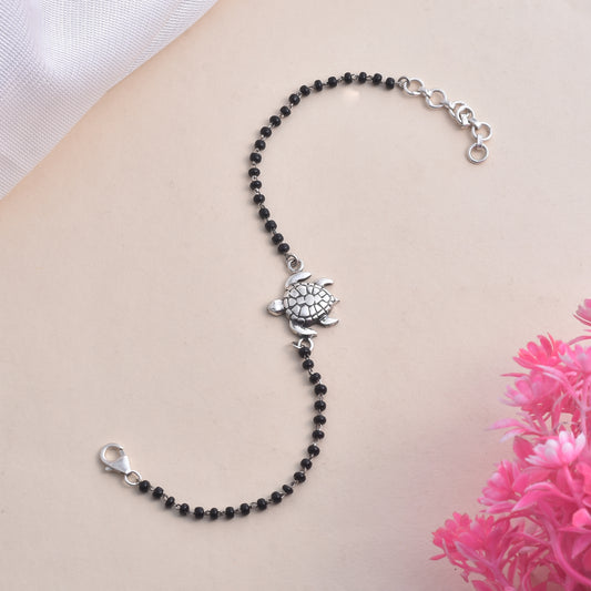 Silver Turtle Nazariya Charm Bracelet