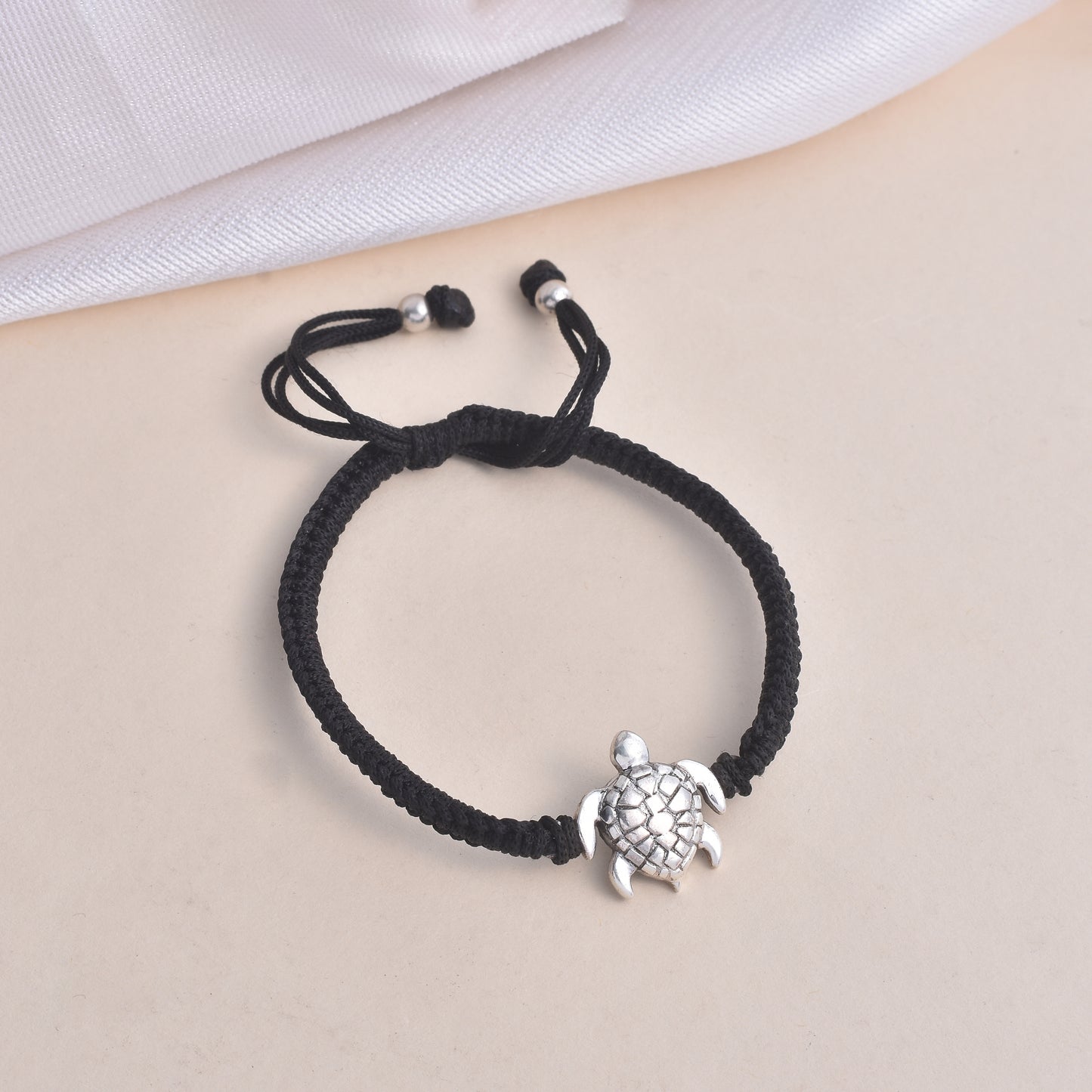 Silver Turtle nazarbattu bracelet