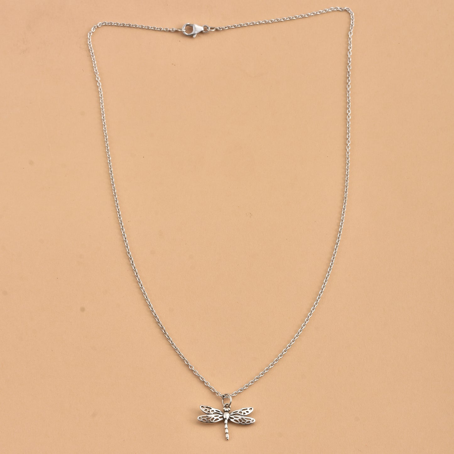 Silver Dragon Fly Neck chain