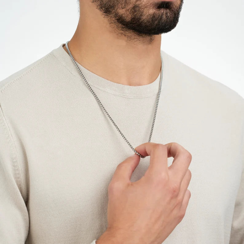 Silver box chain