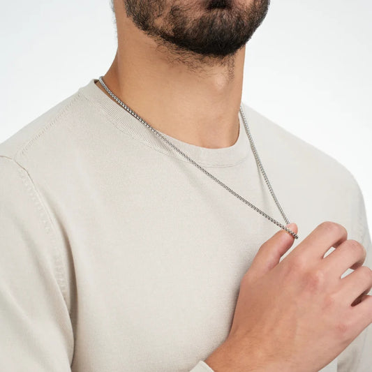 Silver box chain