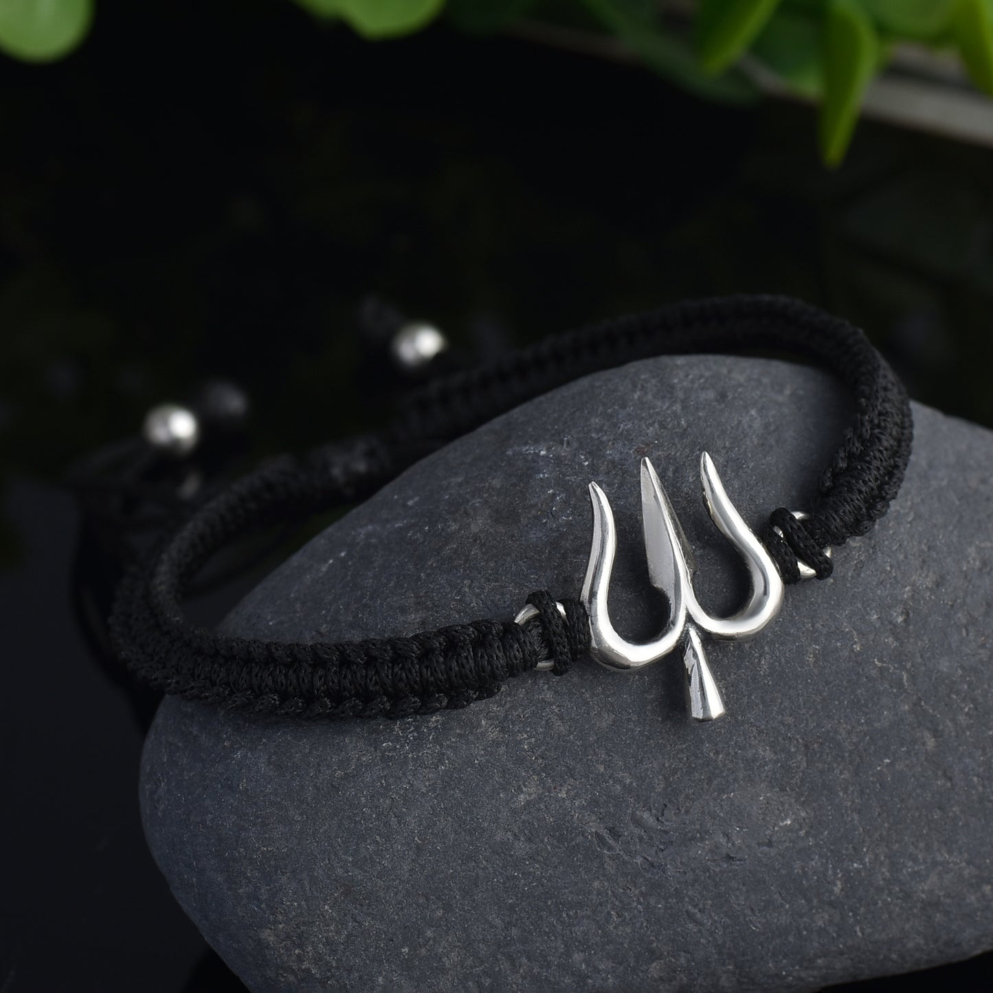 Silver Trishul Bracelet