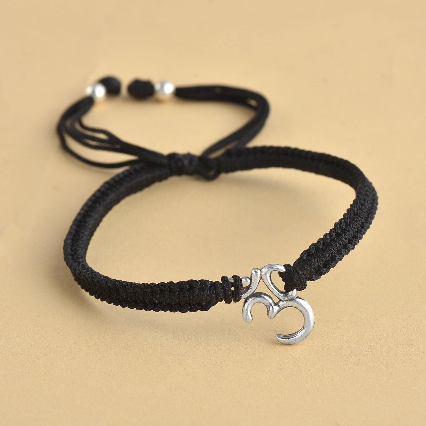 Silver om bracelet