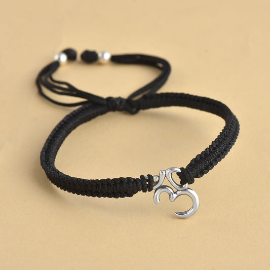 Silver om bracelet