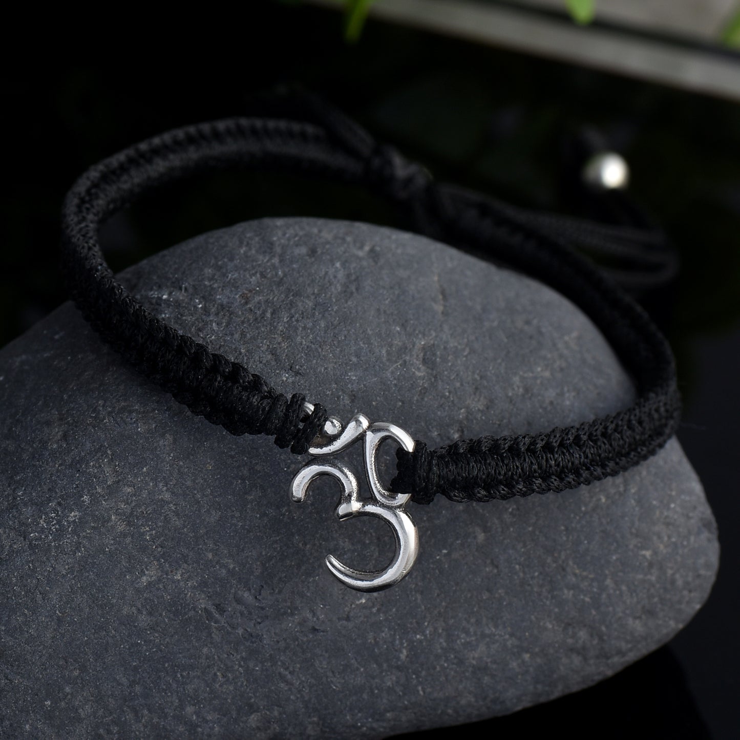 Silver om bracelet