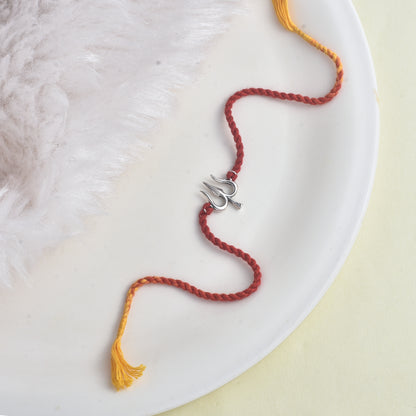 Silver Trishul Rakhi