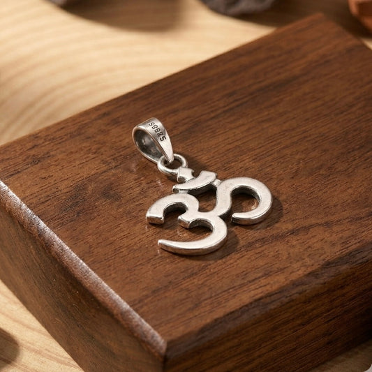 Silver Sacred Om Pendant