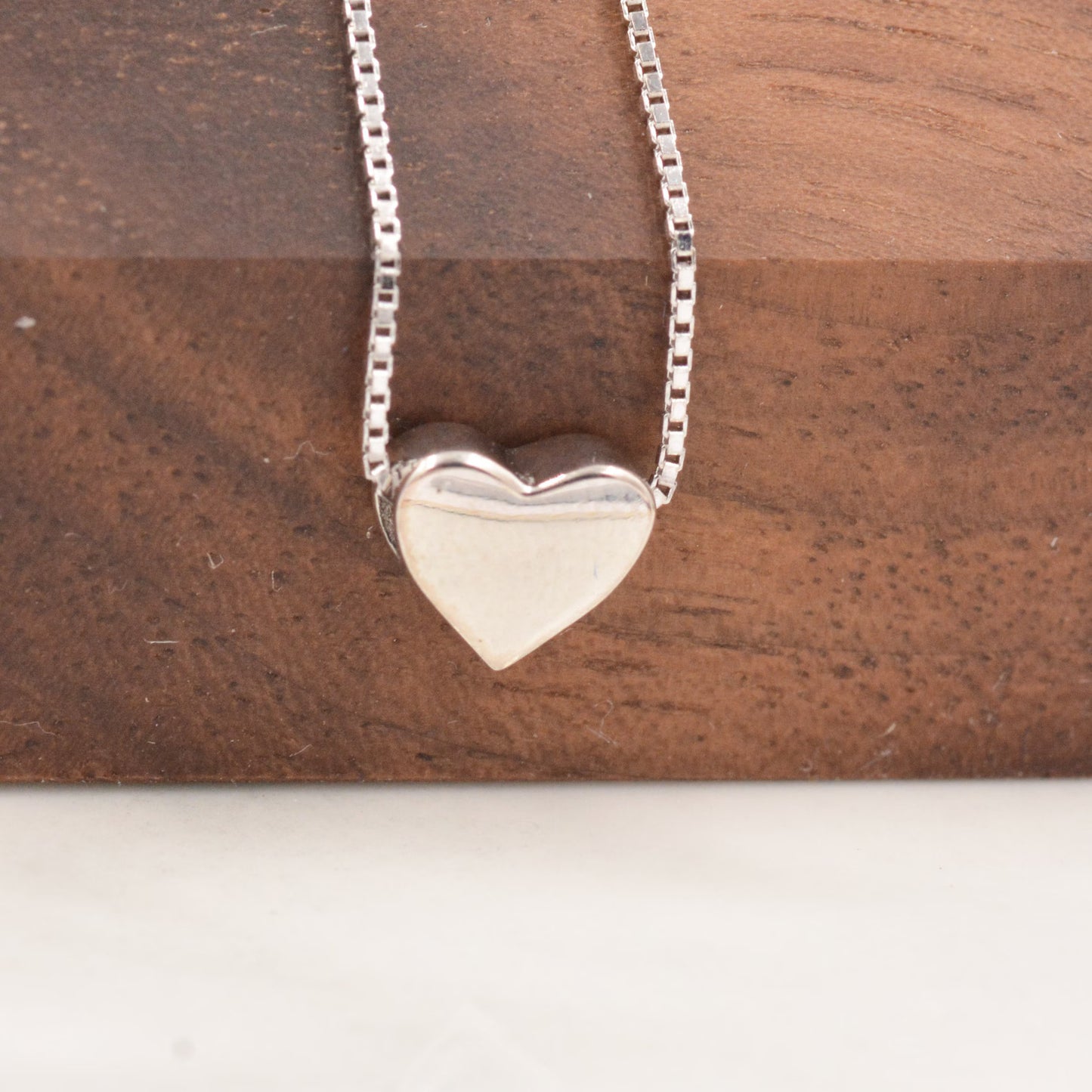 Silver Heart Charm Neckchain/Necklace