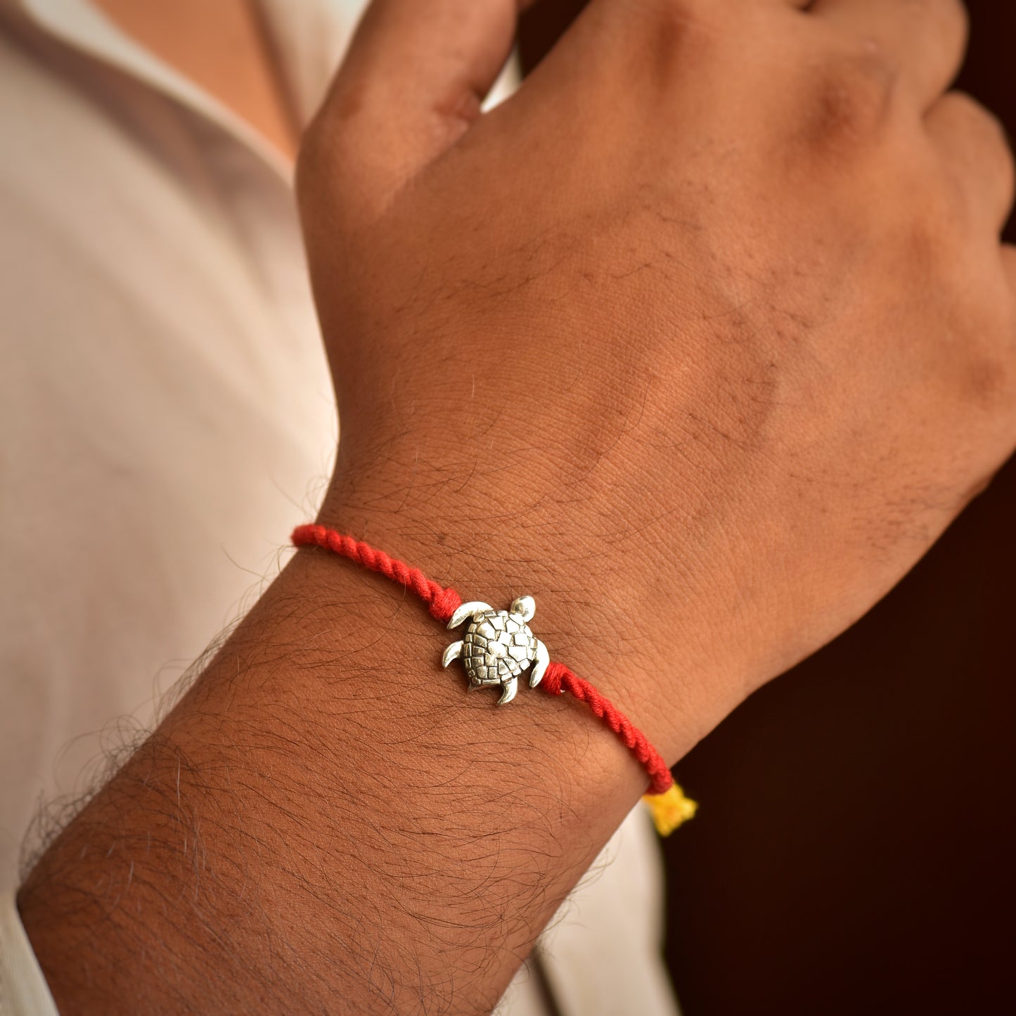 Silver Turtle Rakhi