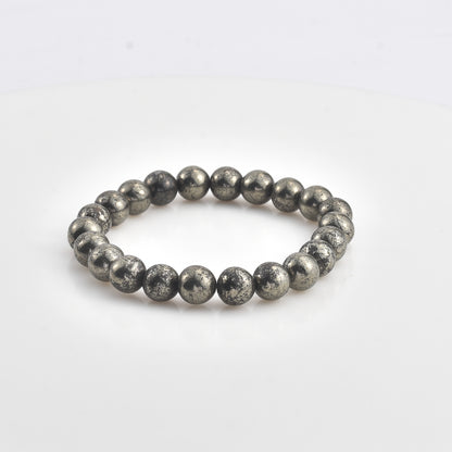 Natural Raw Pyrite Bracelet( With Lab Test Certificate)