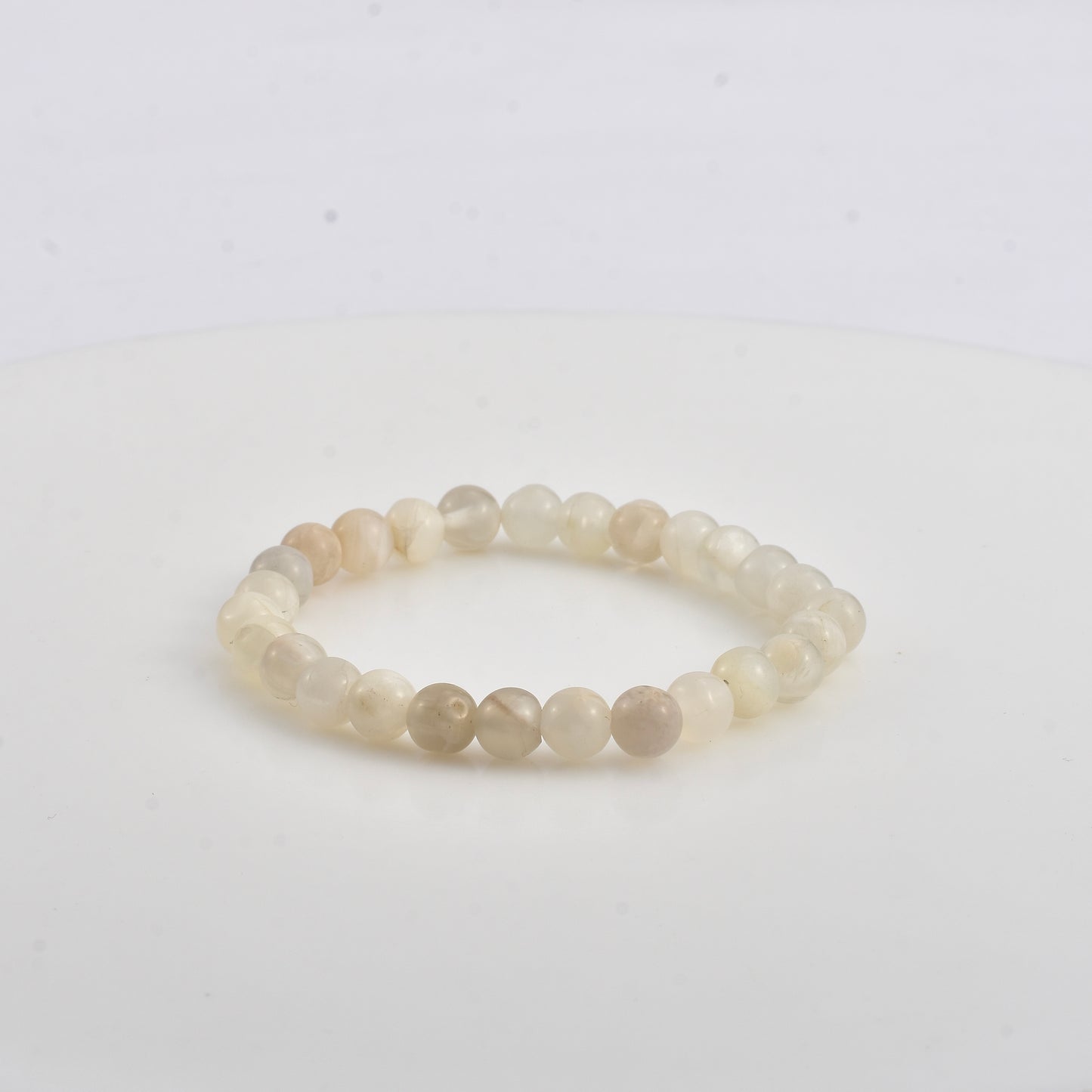 White Moon Stone Bracelet( With Lab Test Certificate)