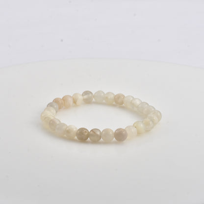 White Moon Stone Bracelet( With Lab Test Certificate)
