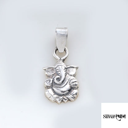 Silver Ganpati Pendant