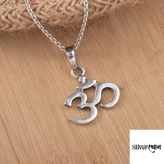 Silver Sacred Om Pendant