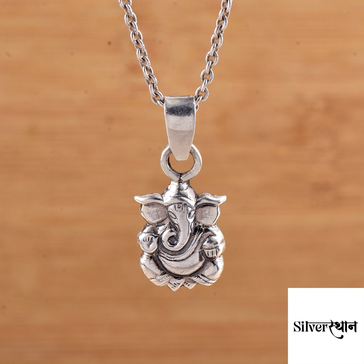 Silver Ganpati Pendant
