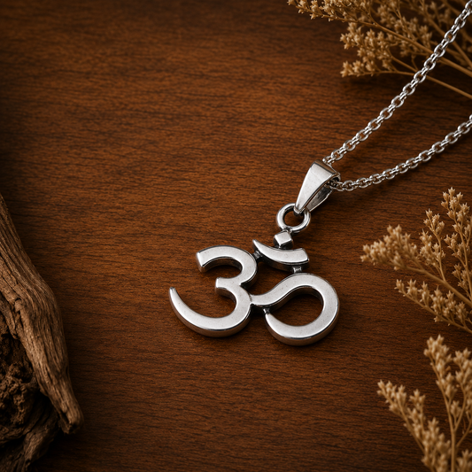 Silver Sacred Om Pendant