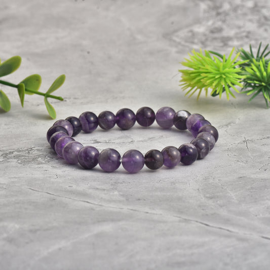 Natural Amethyst Bracelet (With Lab test Certificate)