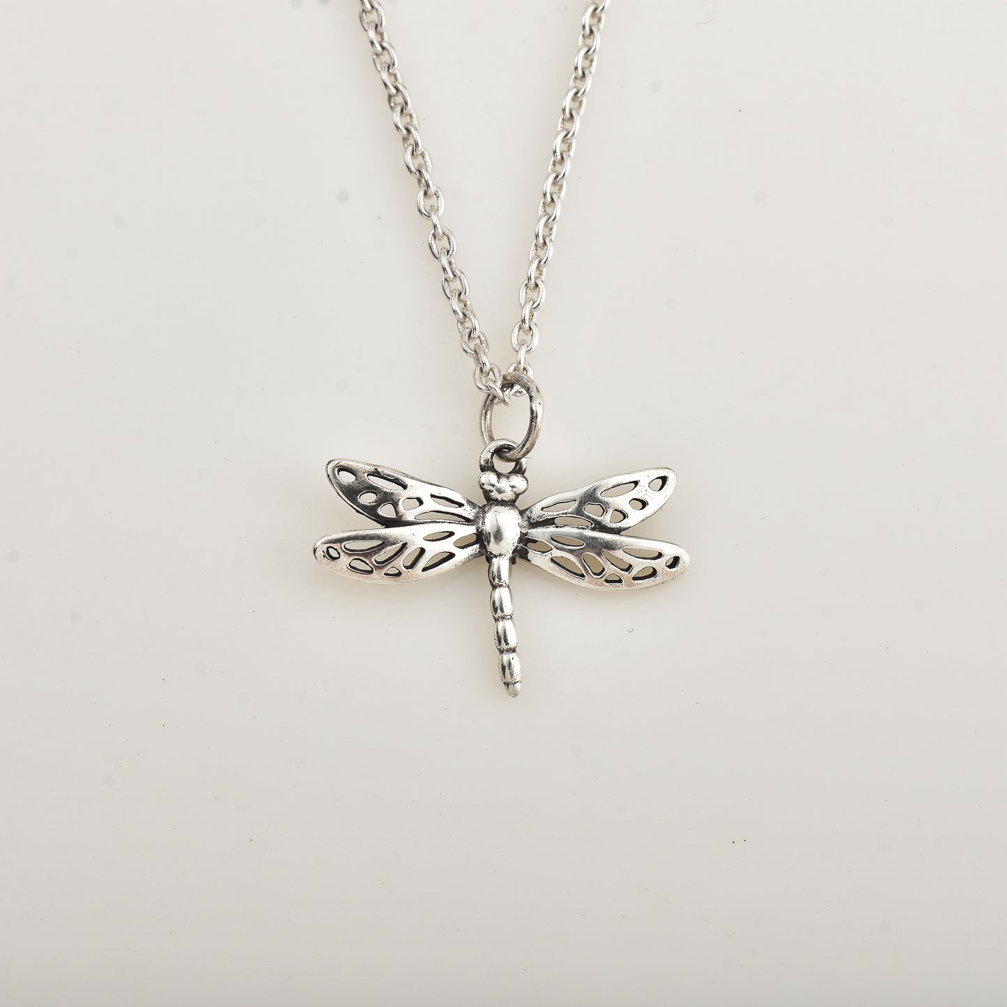 Silver Dragon Fly Neck chain