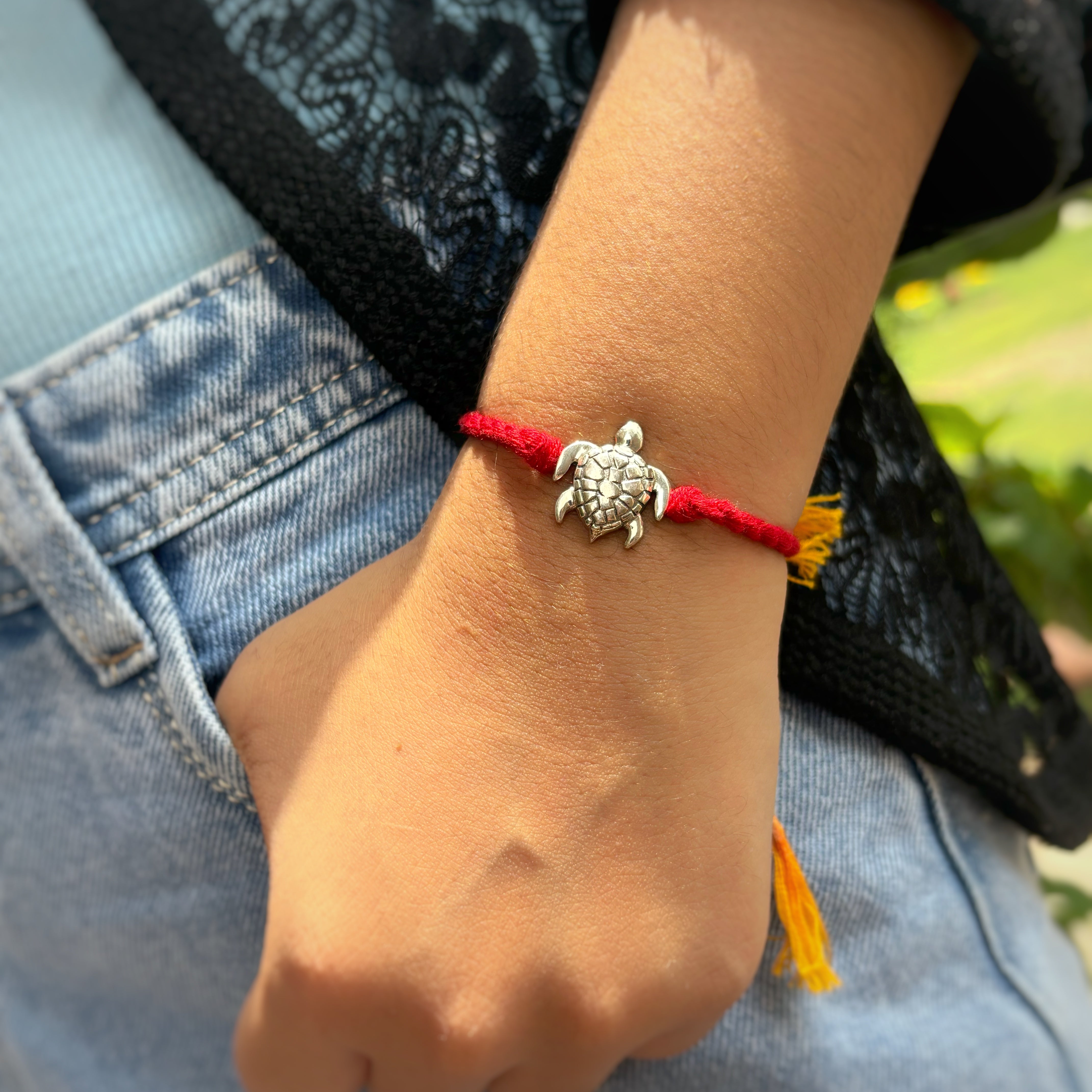 Silver Turtle Rakhi – Silveristhan