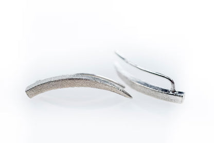 Silver Astra Arc Earclimber( Single Piece/ Pair)